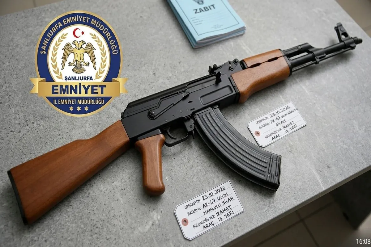 Şanlıurfa Emniyeti'nden Silah Kaçakçılarına Eş Zamanlı Darbe