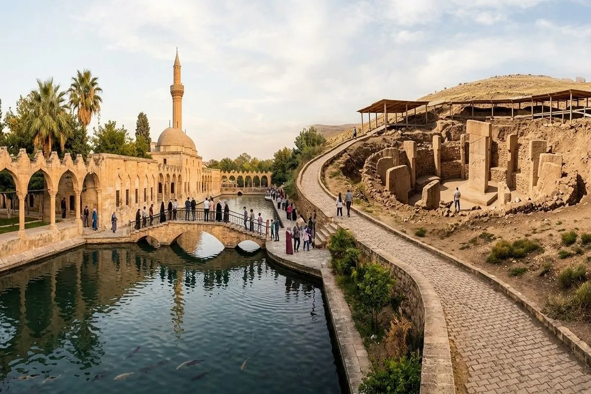 Tarihin Sıfır Noktası Göbeklitepe ve İnancın Kalbi Balıklıgöl Ziyaretçi Rekoruna Koşuyor