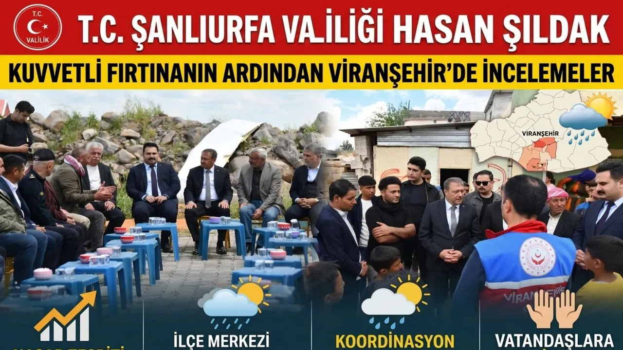 VALİ HASAN ŞILDAK VİRANŞEHİRDE