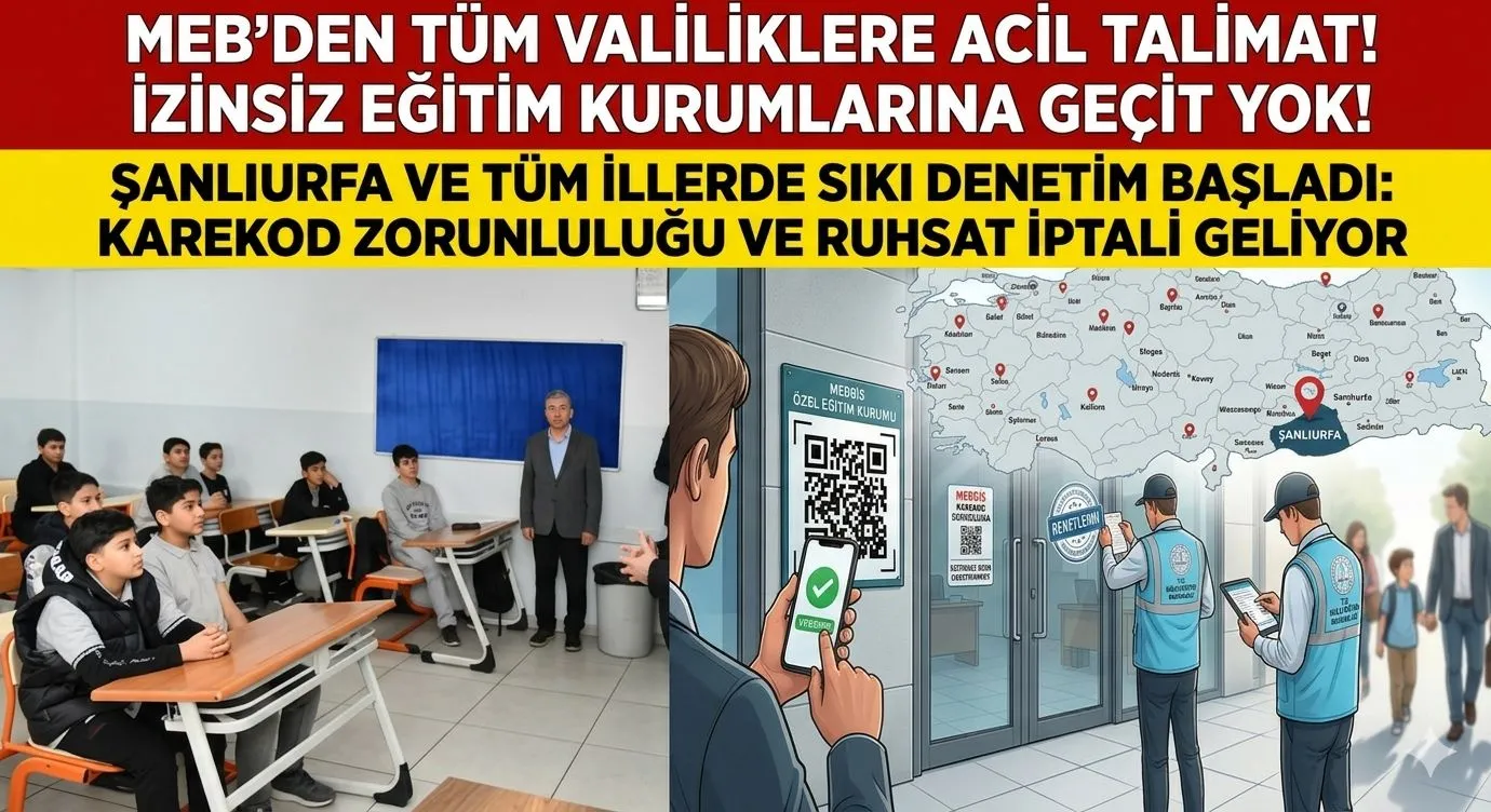 Şanlıurfa Dahil Tüm Valiliklere Kritik Talimat
