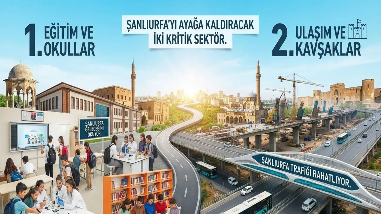 ŞANLIURFA'YI AYAĞA KALDIRACAK İKİ KRİTİK SEKTÖR
