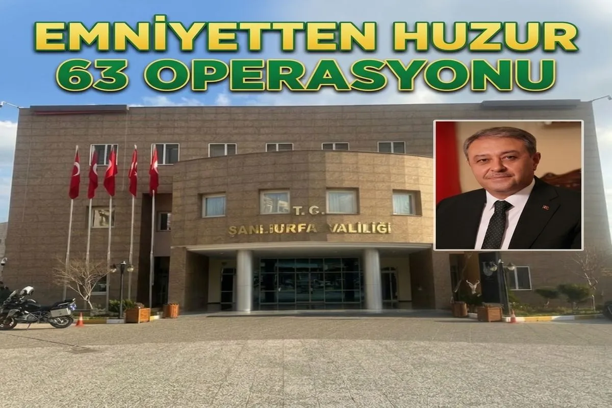 Şanlıurfa’da Dev Asayiş Operasyonu "Huzur-63" Uygulamasında Aranan 26 Kişi Yakalandı