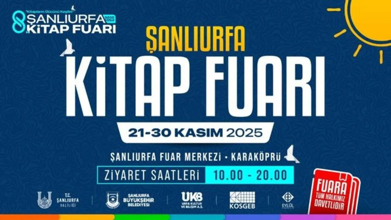 ŞANLIURFA KİTAP FUARI BUGÜN KAPILARINI AÇIYOR
