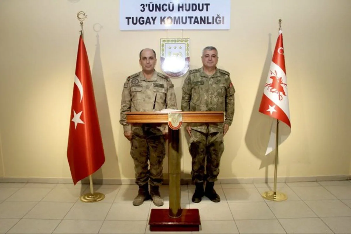 İl Jandarma Komutanı Tuğgeneral Aldemir’den 3'üncü Hudut Tugay Komutanlığı’na Ziyaret