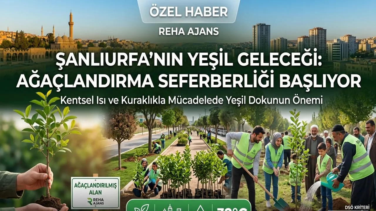 ŞANLIURFA DA DAHA YEŞİL BİR KENT ÇAĞRISI