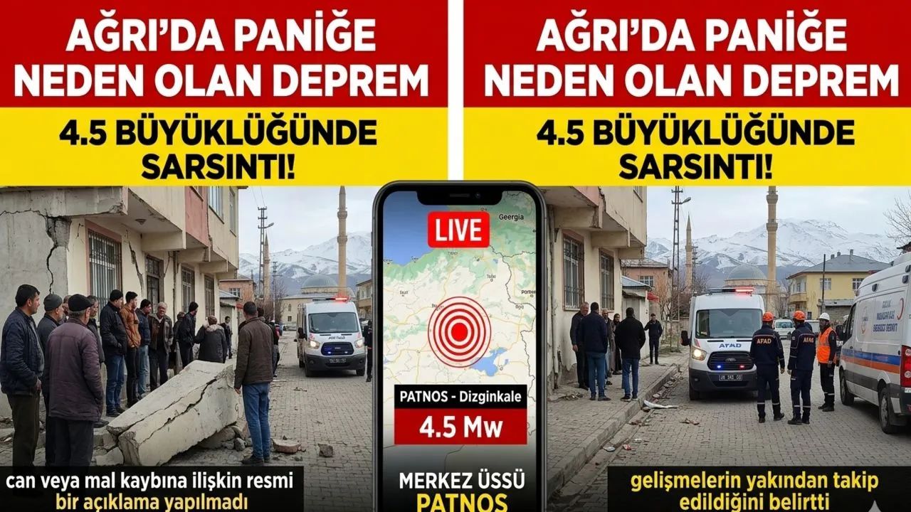 Paniğe Neden Olan Deprem