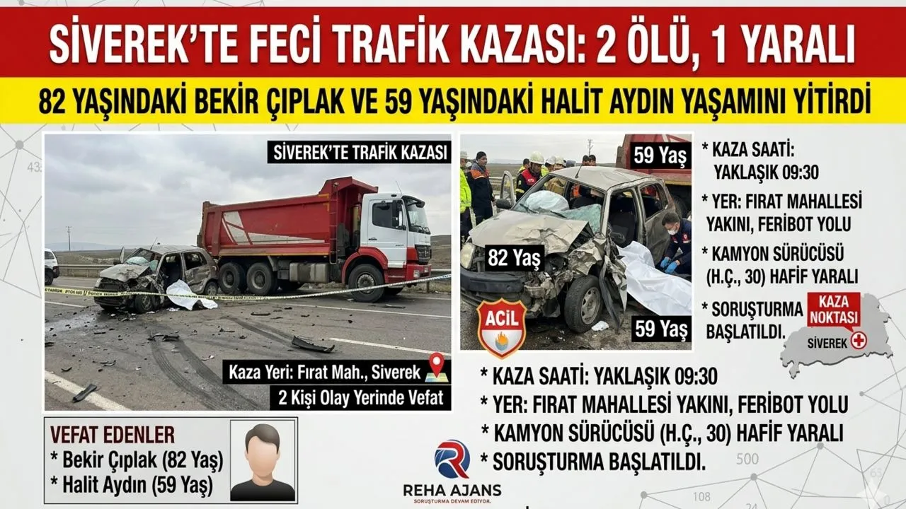 Şanlıurfada Korkunç Kaza 2 Ölü