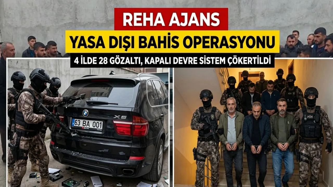 Şanlıurfa Merkezli 4 İlde Yasa Dışı Bahis Operasyonu
