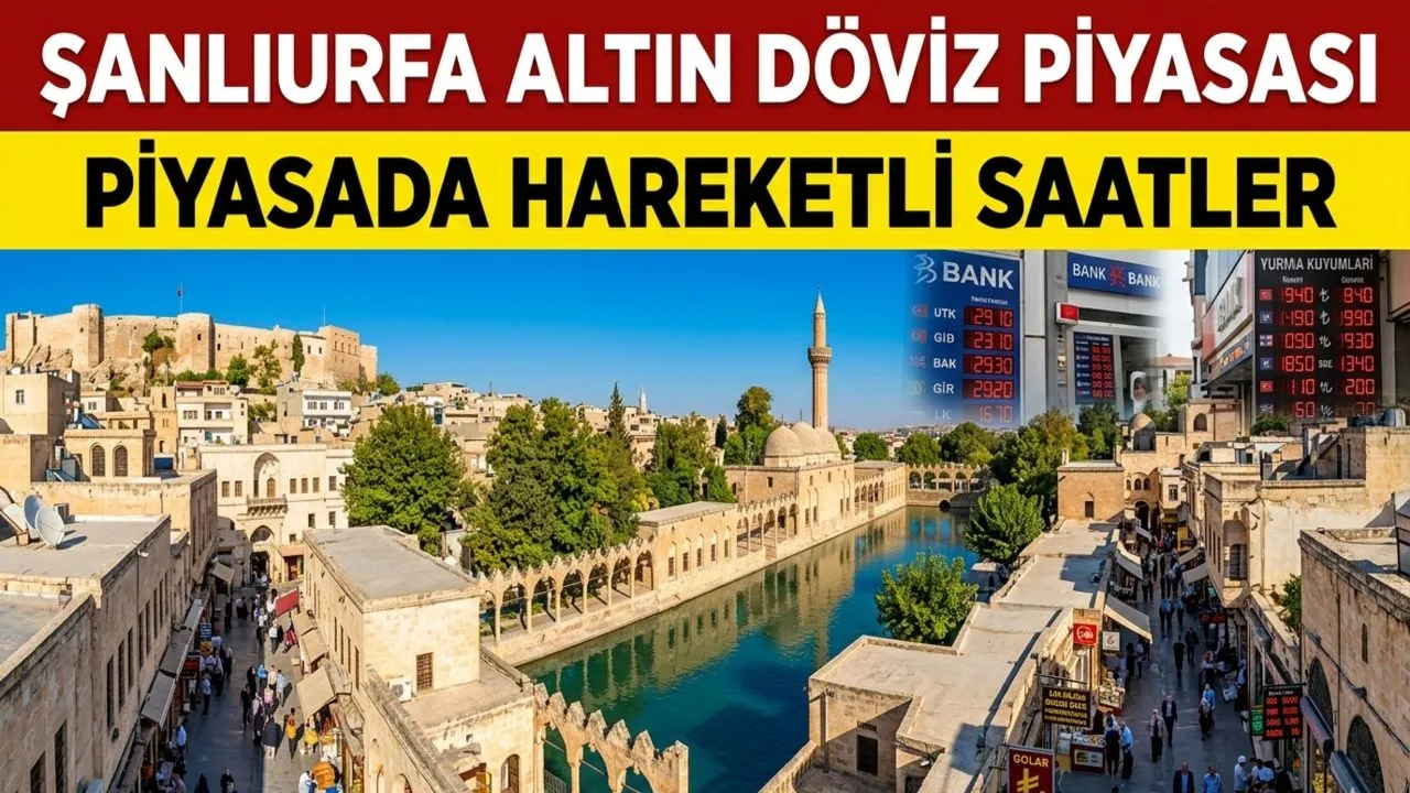 Şanlıurfada Altın ve Döviz Piyasası