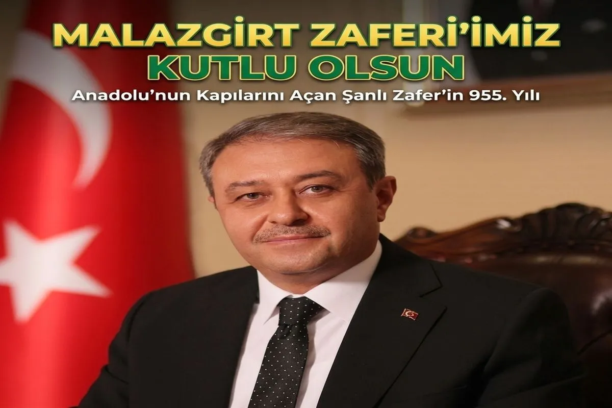  Ş.Urfa Valisi Hasan Şıldak'tan Kutlama Mesajı Anadolu’nun Kapılarını Açan Şanlı Zafer