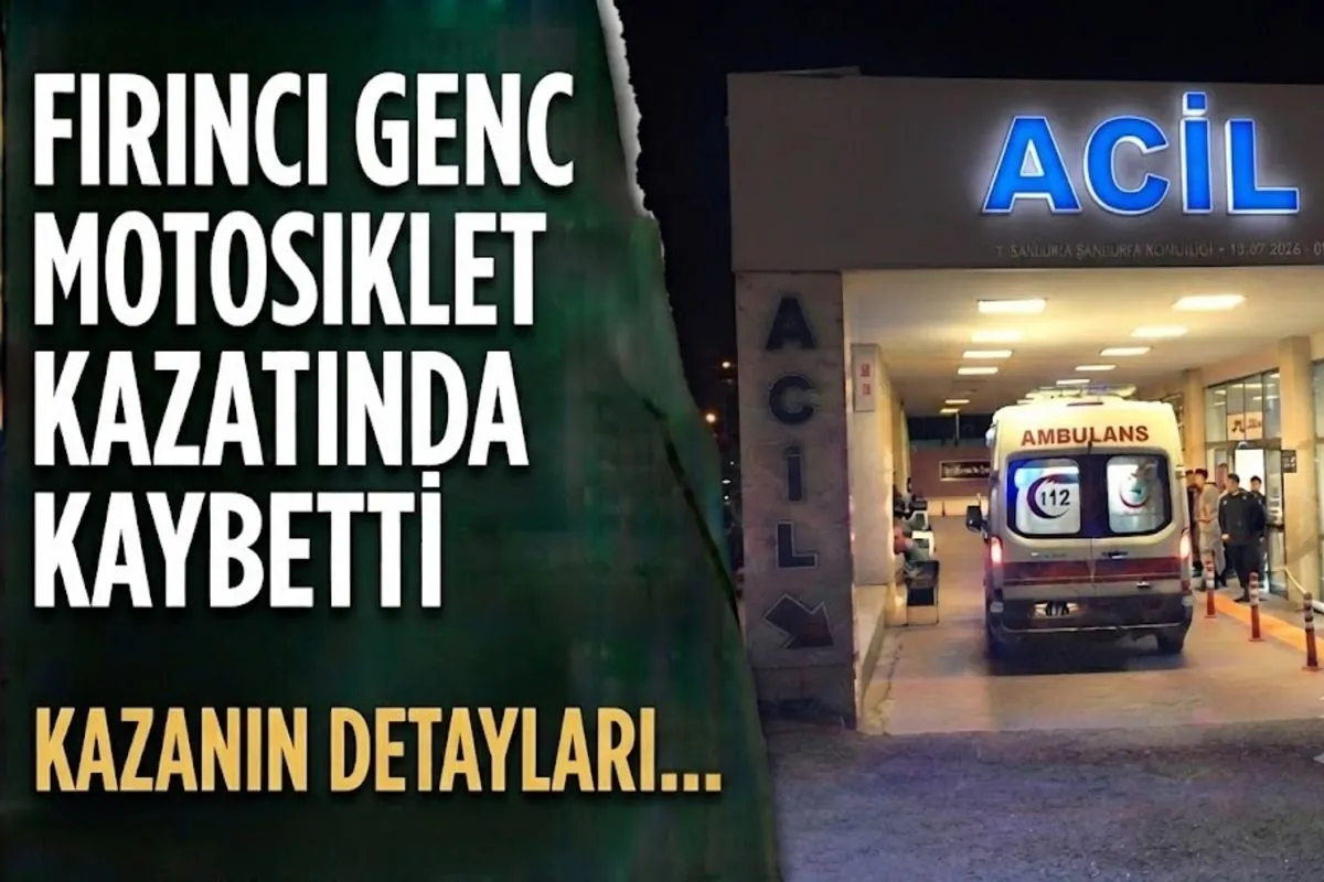 Şanlıurfalı Genç Fırıncı İşe Giderken Feci Şekilde Can Verdi