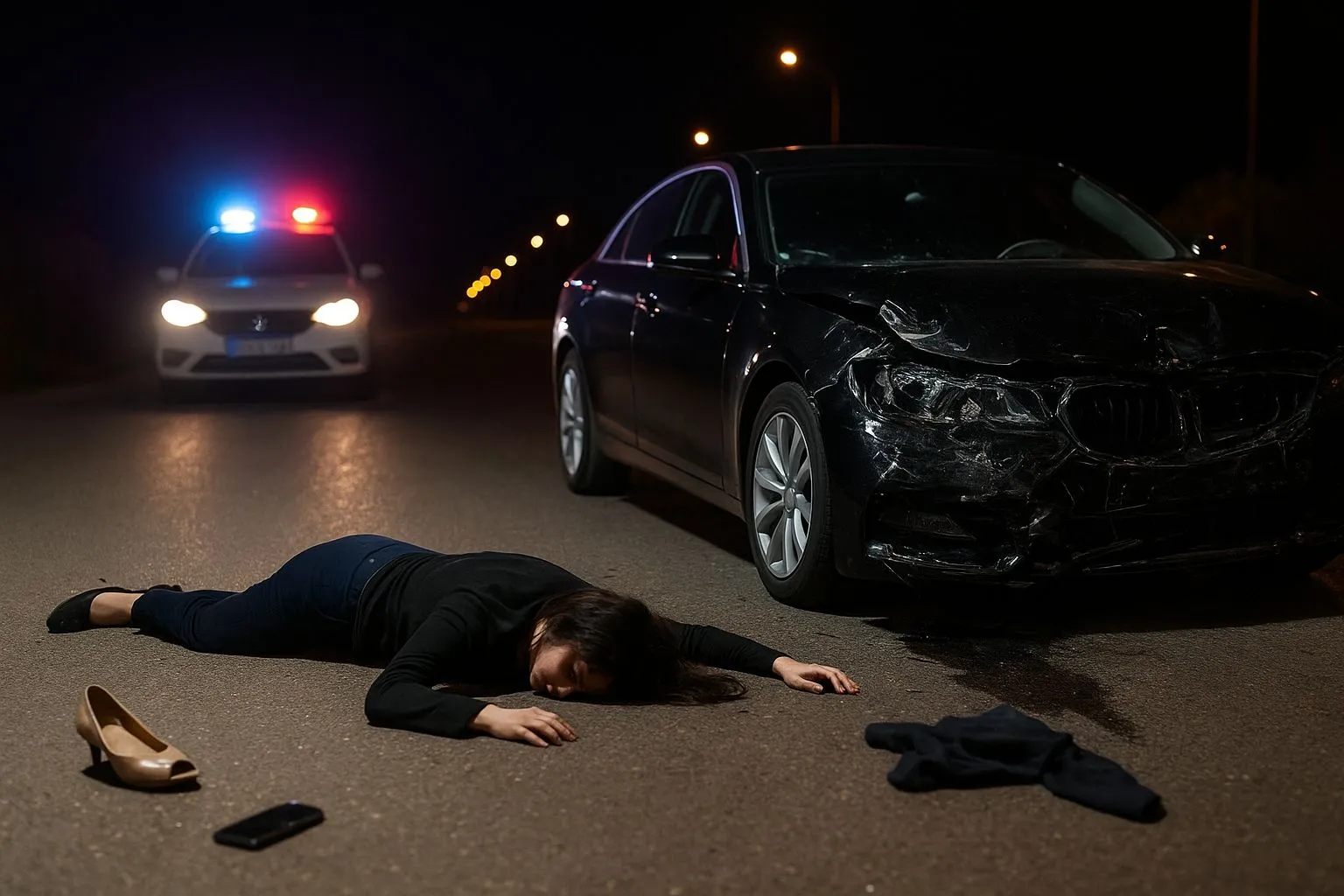 Lüks Otomobil Kadına Çarptı, Sürücü Olay Yerinden Kaçtı