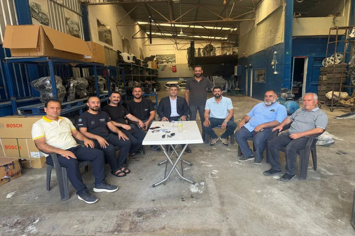 Halil Polat Esnafla Bir Araya Geldi