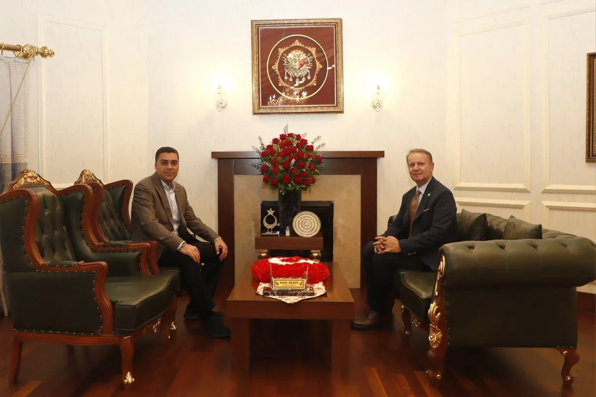 Ordu Üniversitesi Rektörü Prof. Dr. Orhan Baş’tan Şanlıurfa Emniyet Müdürü Atilla Aksoy’a Ziyaret