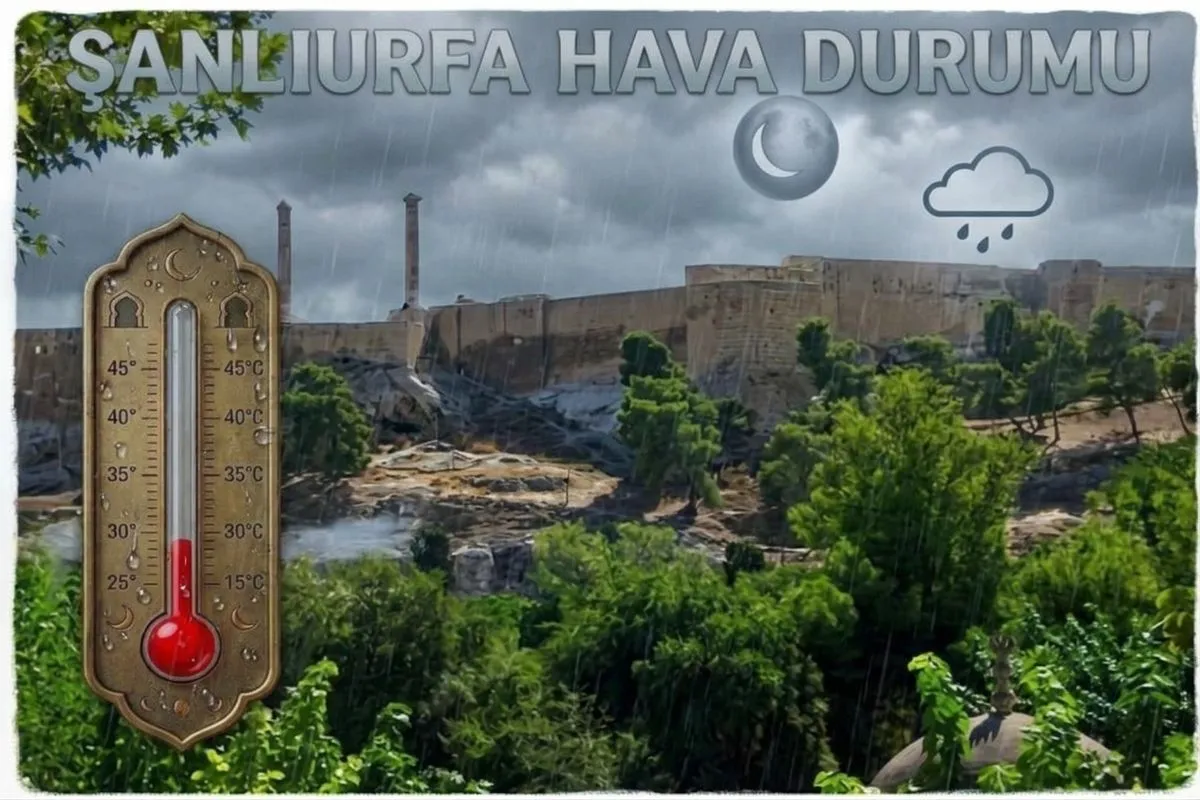 Şanlıurfa'da Yağmurlu Bir Gün