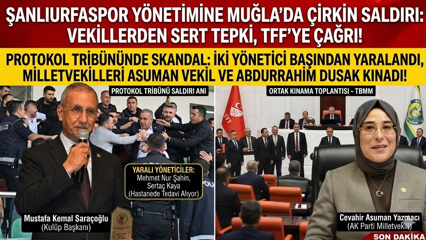 Şanlıurfaspor Yönetimine Muğlada Çirkin Saldırı