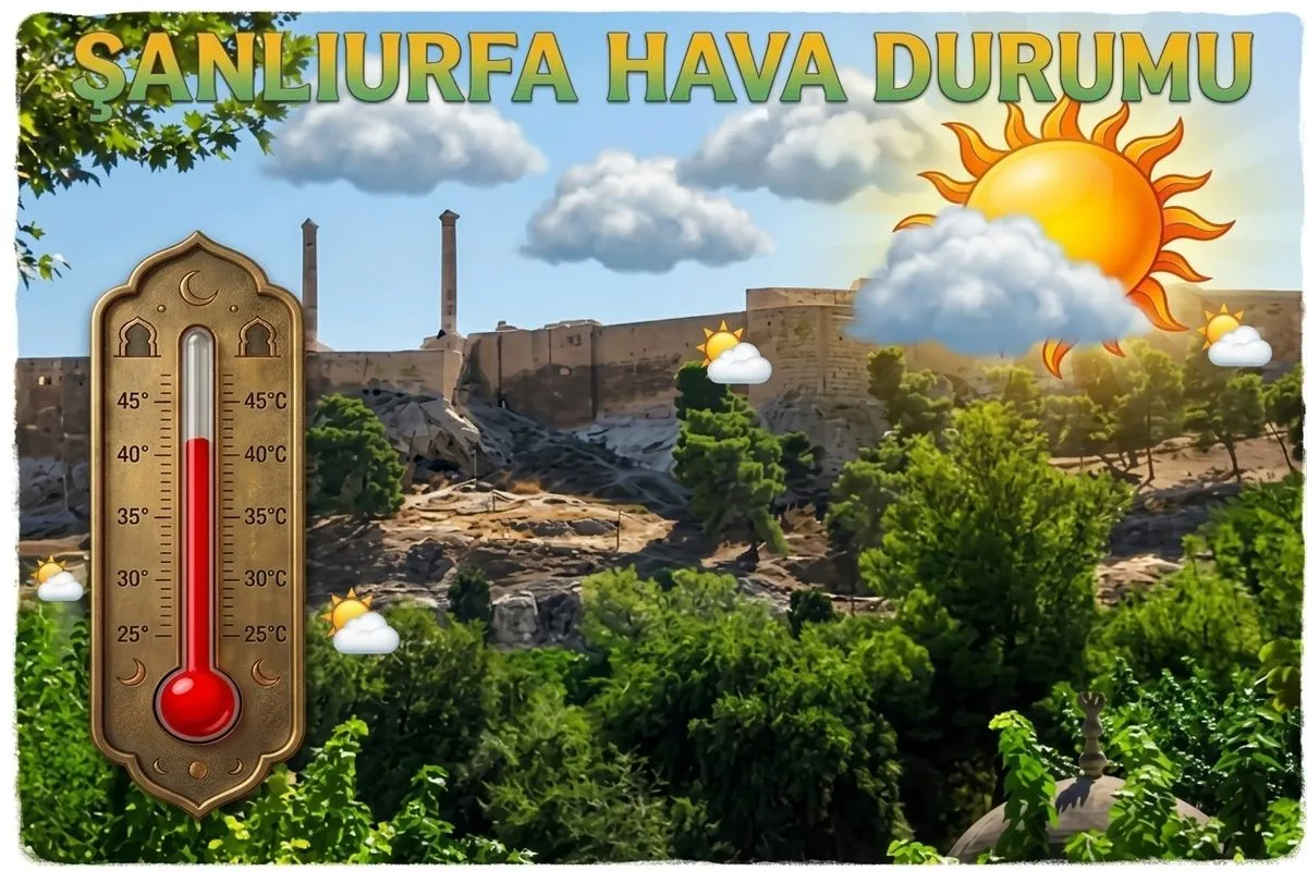 ŞANLIURFA’DA PARÇALI BULUTLU BİR SALI GÜNÜ