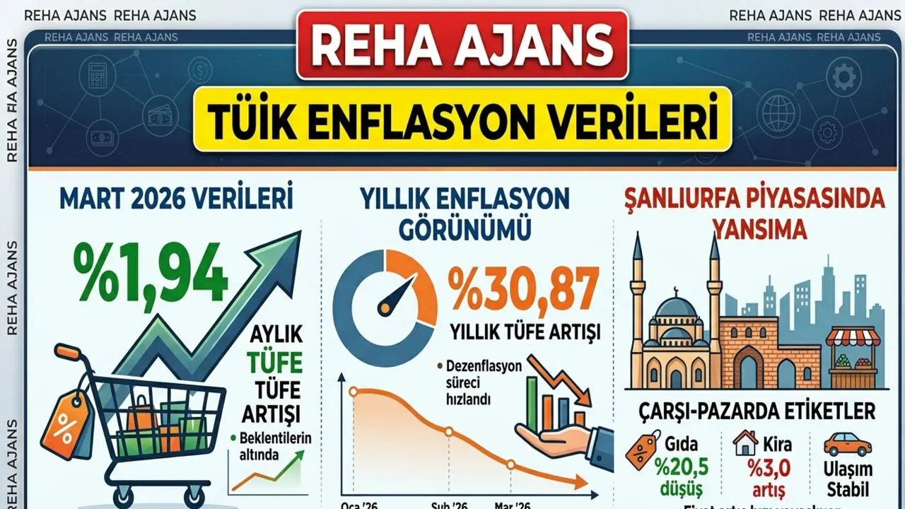 TÜİK MART AYI ENFLASYON RAKAMLARINI AÇIKLADI