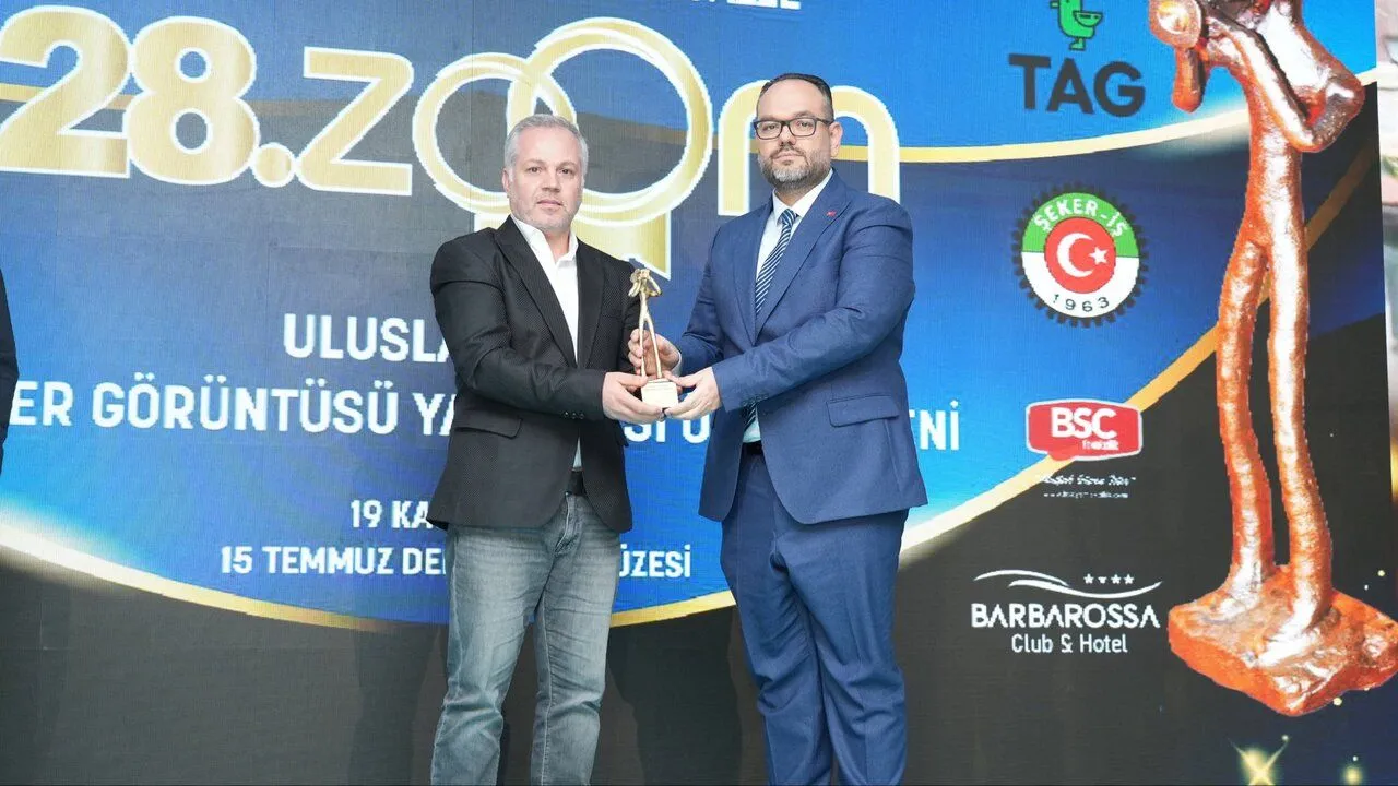 TRT Haber Kameramanı Ahmet Bağış’a Uluslararası Çalışmasıyla Ödül