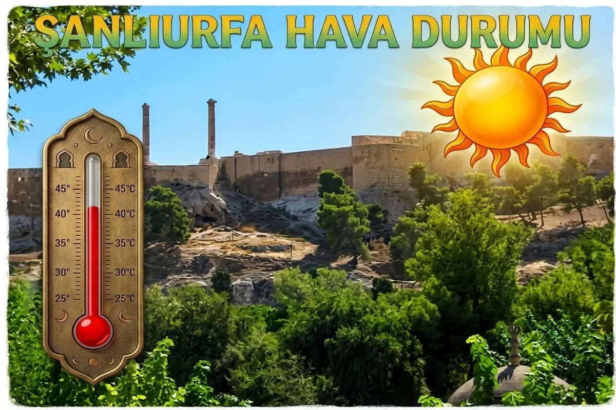 Şanlıurfa'da Çöl Sıcakları Etkisini Sürdürüyor