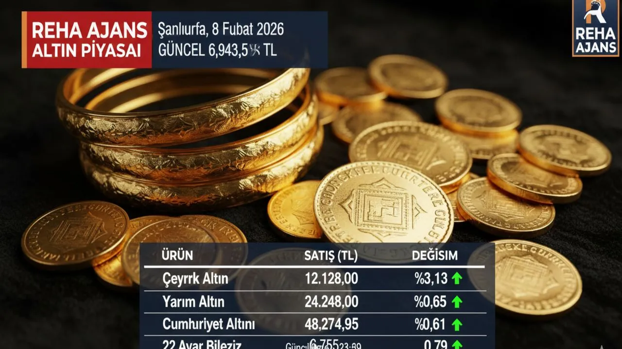 ŞANLIURFADA ALTIN PİYASASI HAREKETLİ