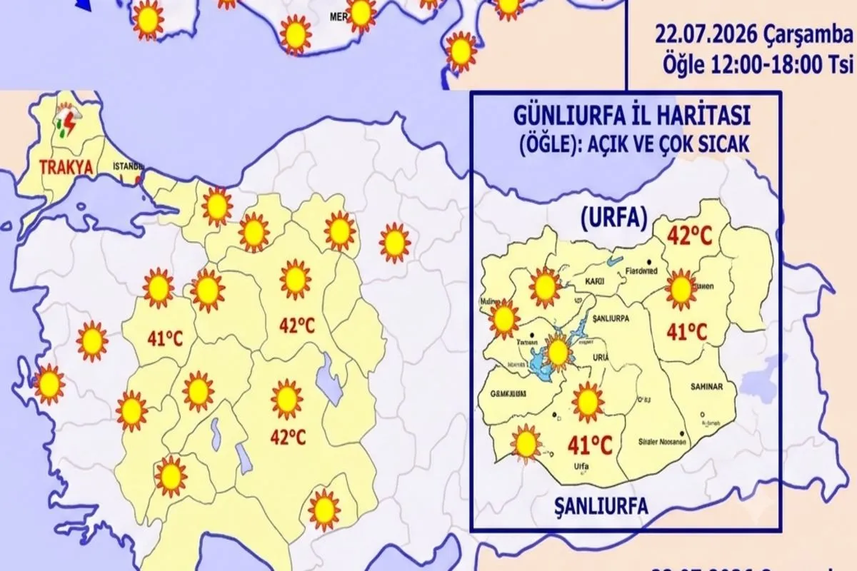 Meteoroloji’den Trakya ve Kuzey Kesimler İçin Kuvvetli Yağış Uyarısı
