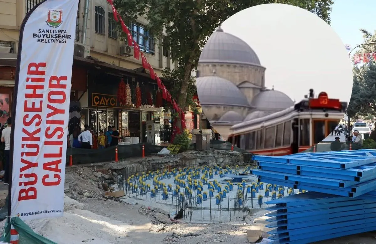 ŞANLIURFA BÜYÜKŞEHİR BELEDİYESİNDEN NOSTALJİK TRAMVAY PAYLAŞIMI
