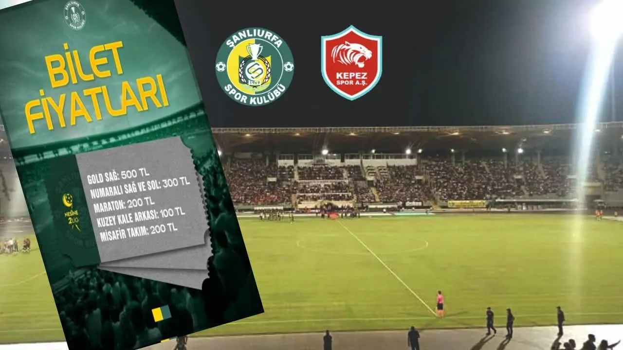 2. Lig 3. Hafta Maçı Şanlıurfaspor Evinde Kepezspor’u Ağırlıyor