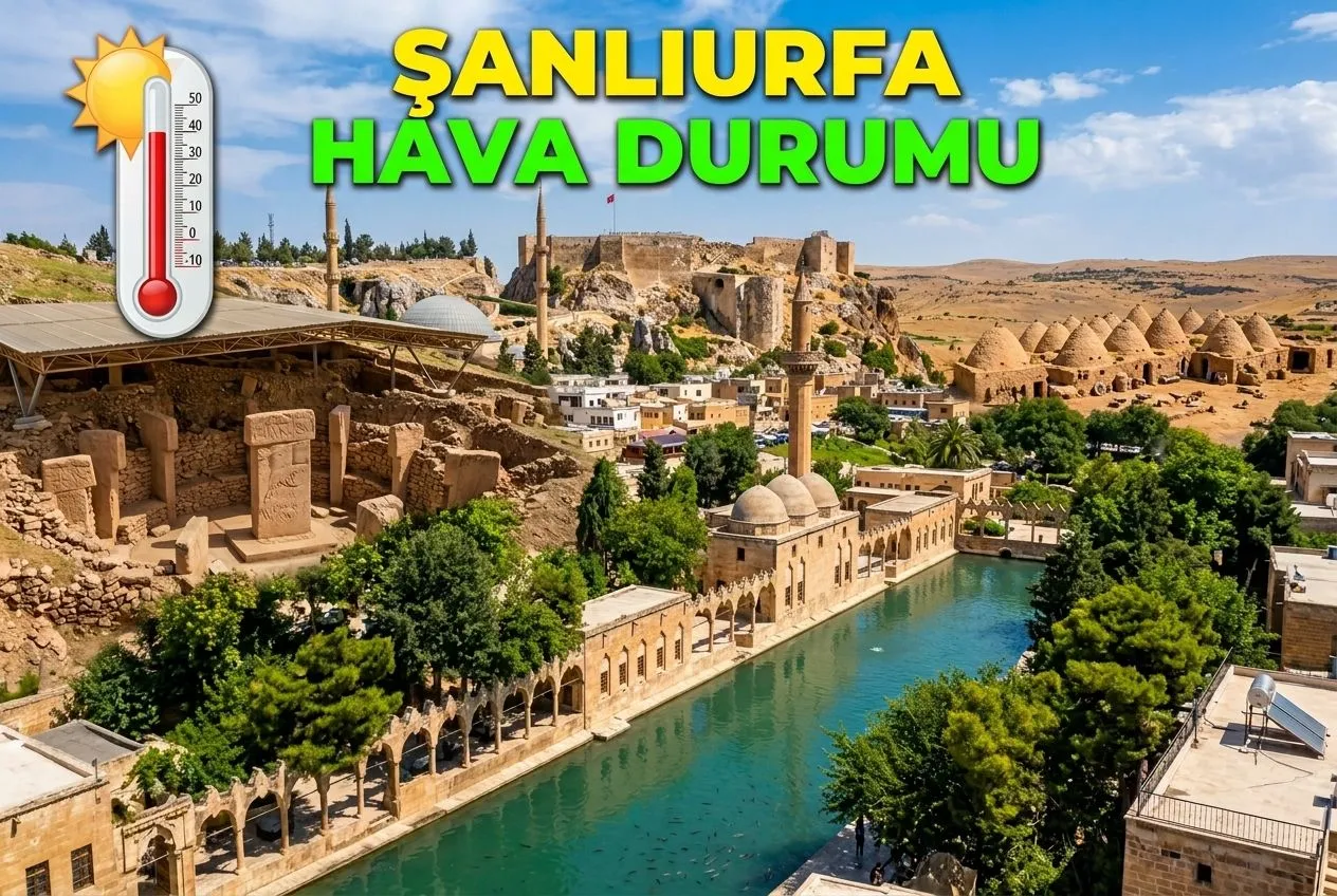 Şanlıurfa’da Sıcak Hava Etkisini Sürdürüyor