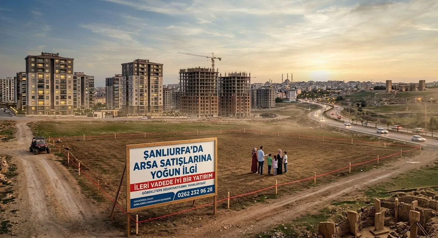 Şanlıurfa’da Arsa Piyasasında Büyük Hareketlilik