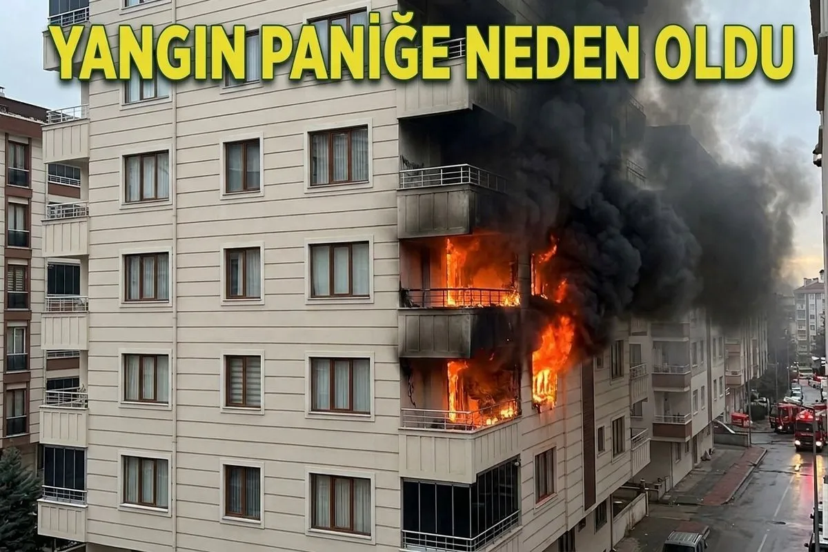 Şanlıurfa’da Korku Dolu Anlar Apartman Yangını Paniğe Yol Açtı
