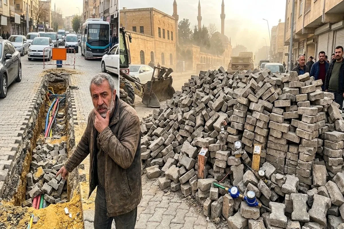 Şanlıurfa’da Bitmeyen Altyapı Mesaisi Tepki Çekiyor