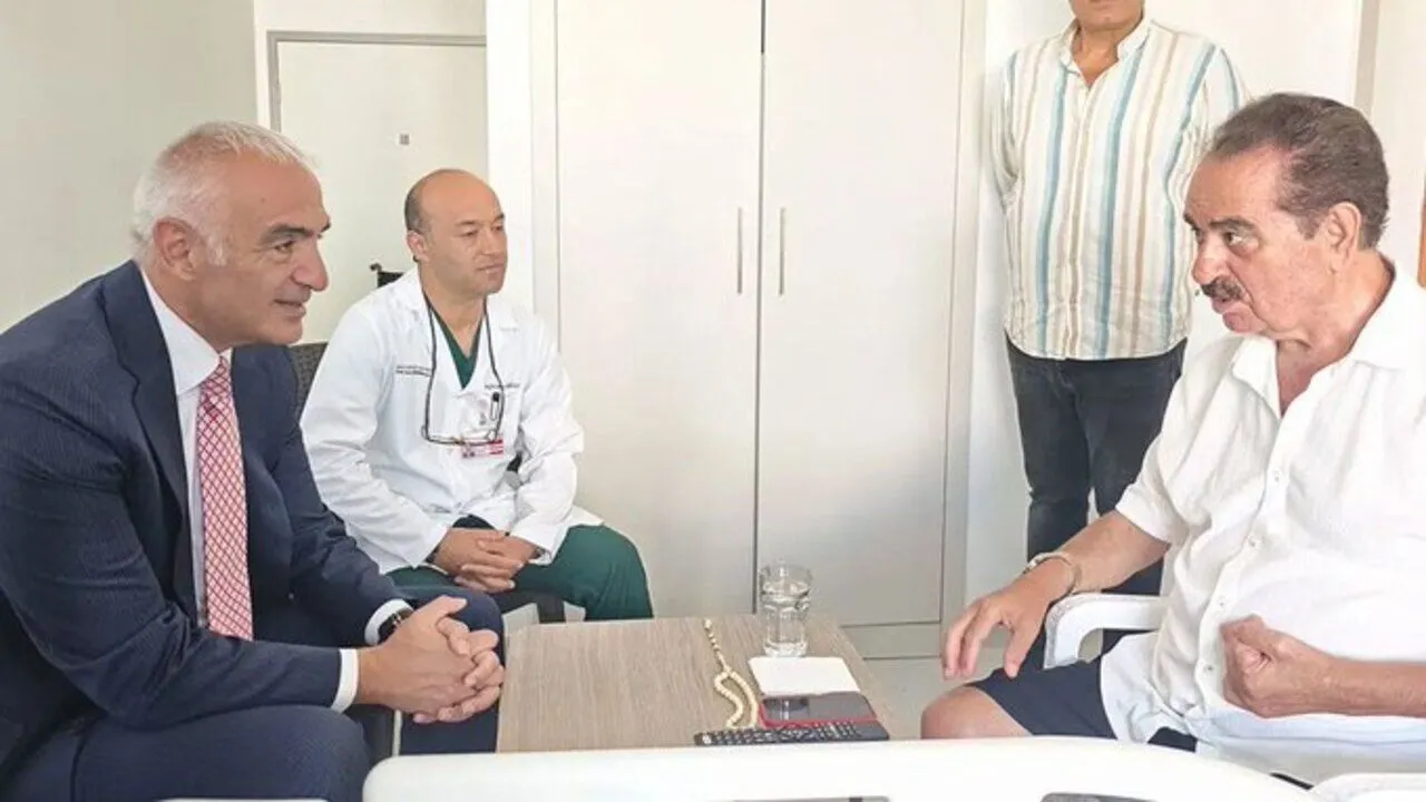 Bakan Mehmet Nuri Ersoy dan İbrahim Tatlıses e Ziyaret