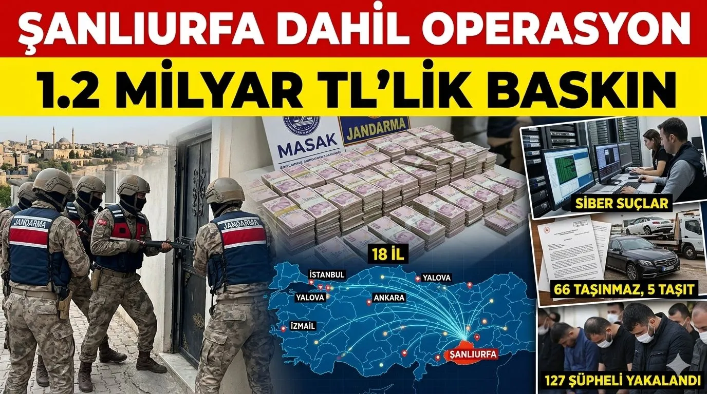 Şanlıurfa Merkezli Dev Operasyon
