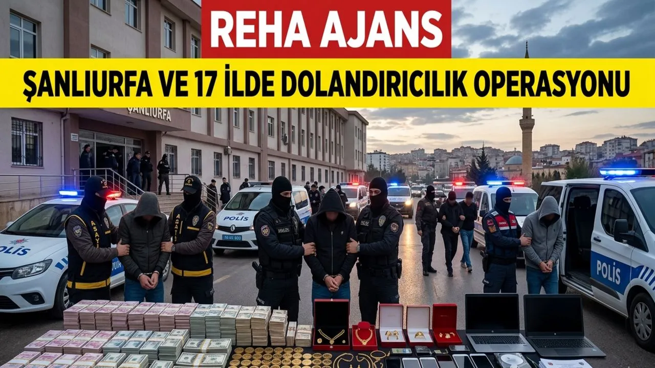 ŞANLIURFA DAHİL 17 İLDE DEV DOLANDIRICILIK OPERASYONU
