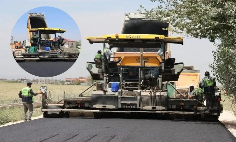 ŞANLIURFA BELEDİYESİNDEN TARİHE GİDEN YOLDA ASFALT ÇALIŞMASI