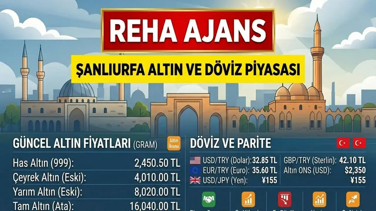 Şanlıurfa Altın ve Döviz Piyasası Raporu