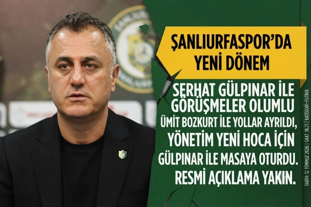 ŞANLIURFA SPORDA TEKNİK DİREKTÖR ARAYIŞI