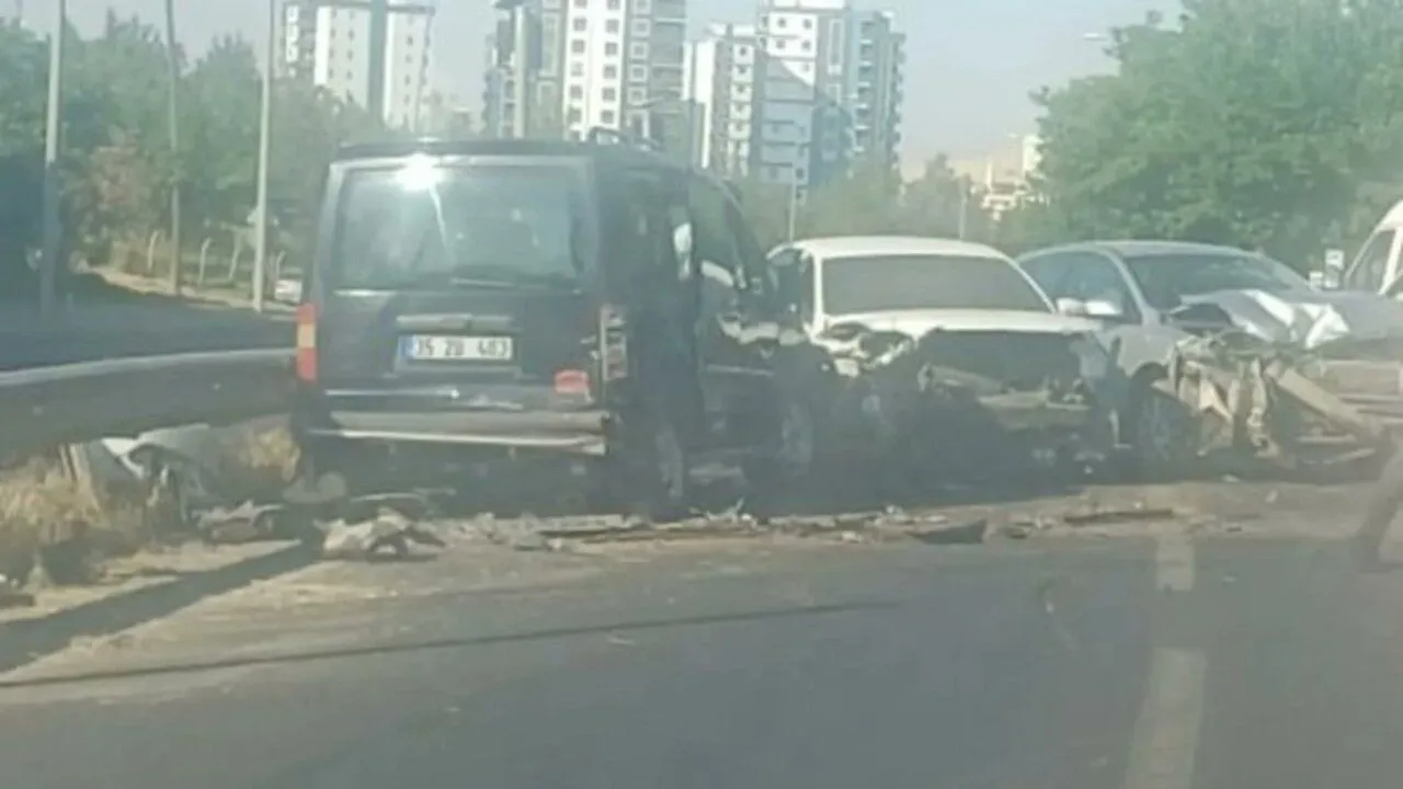Akabe Yokuşunda Zincirleme Kaza