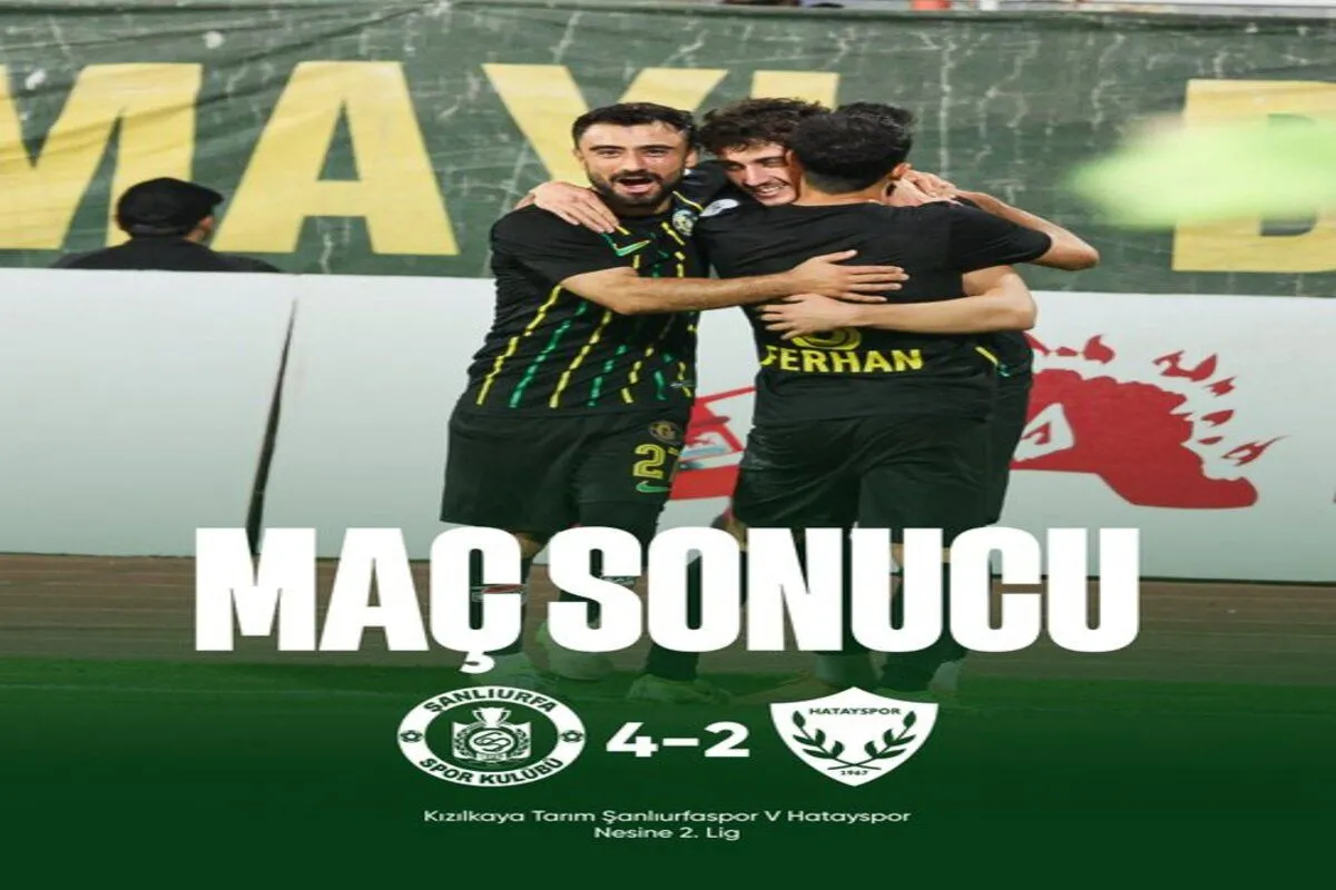 KIZILKAYA TARIM ŞANLIURFASPOR GOL DÜELLOSUNU KAZANDI 4-2