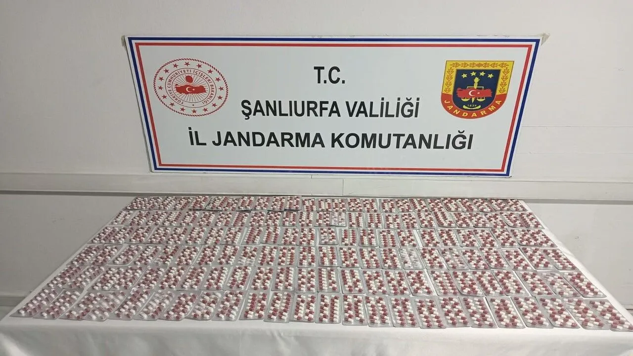 Şanlıurfa’da 2 Bin 128 Sentetik Hap Ele Geçirildi