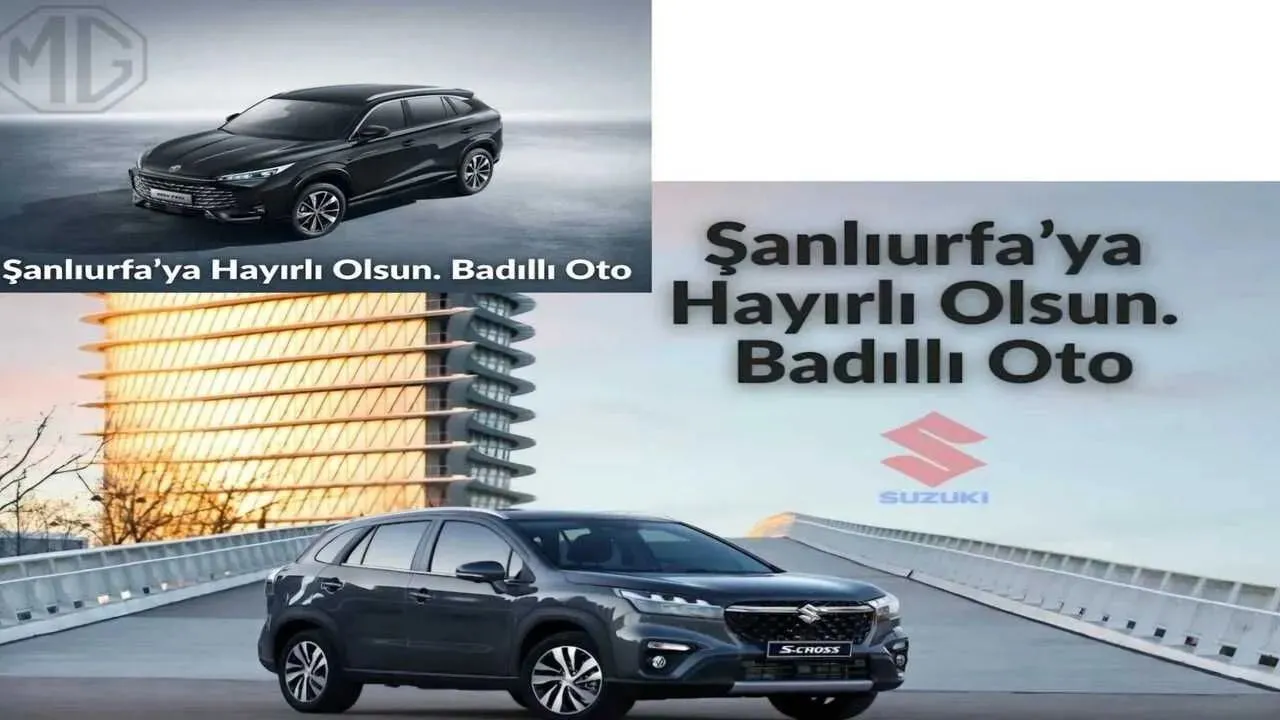 Badıllı MG & Suzuki’den Şanlıurfa’ya Yeni Araç Modelleri