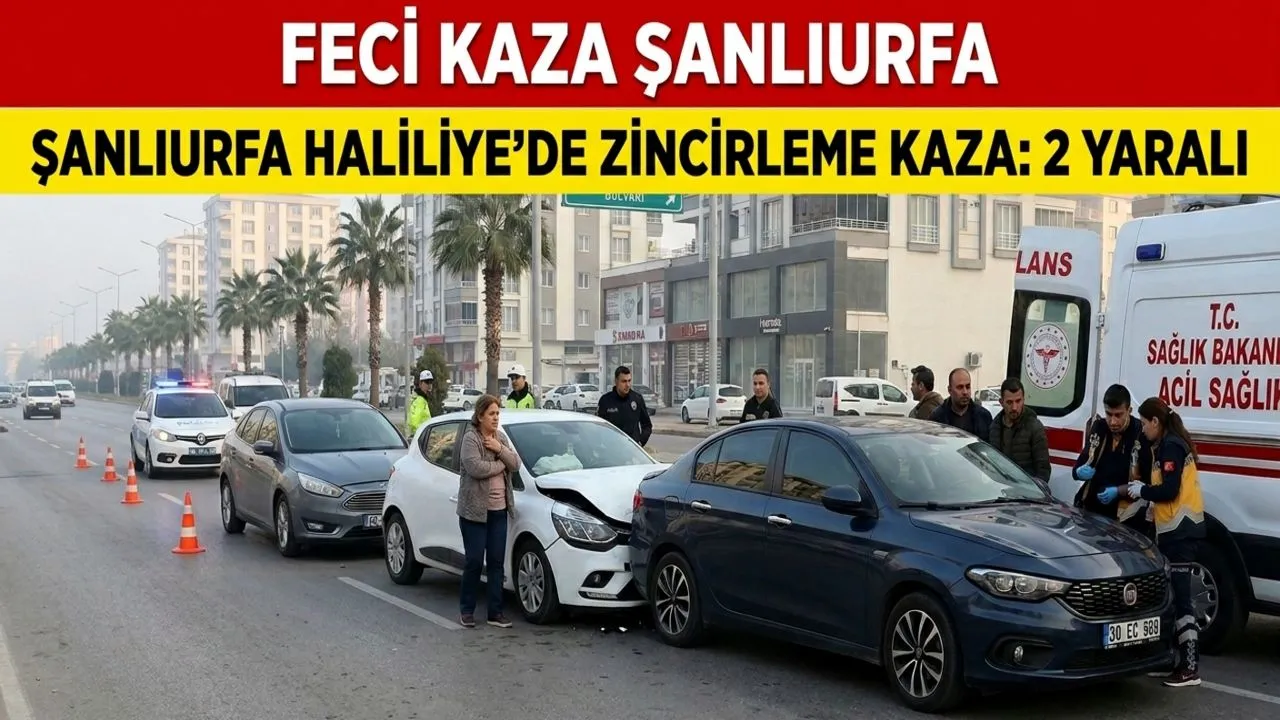 Haliliyede Zincirleme Kaza
