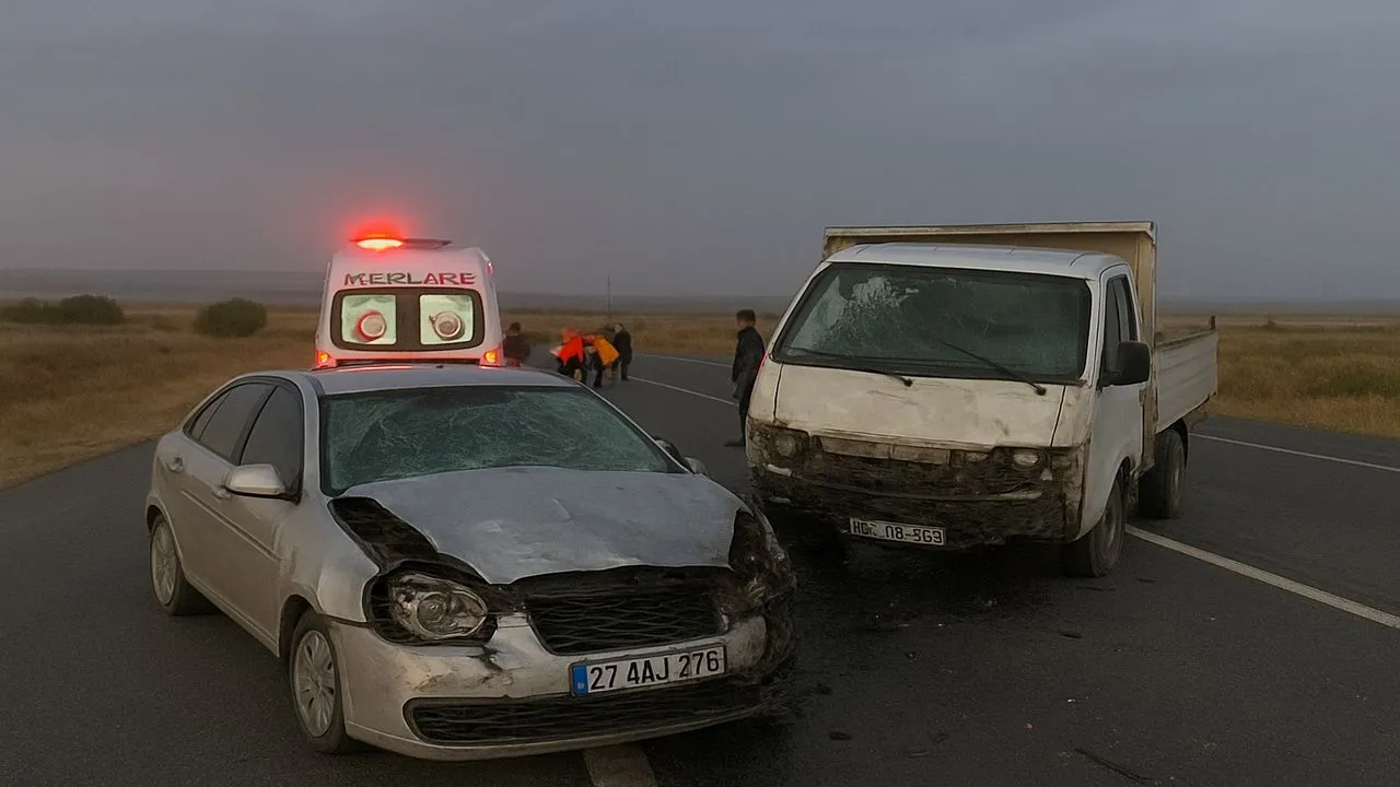 Viranşehir Diyarbakır Karayolunda Feci Kaza 4 Yaralı